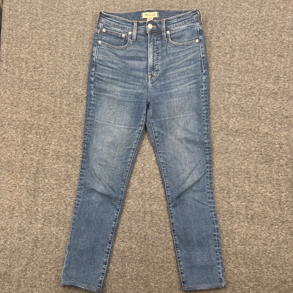 Madewell The Perfect‎ Vintage Jean High Rise Tapered Medium Wash  Denim Size 24